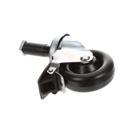 Giles Caster, 4.5-In, Swivel, With Brake, Stem Mt 40704